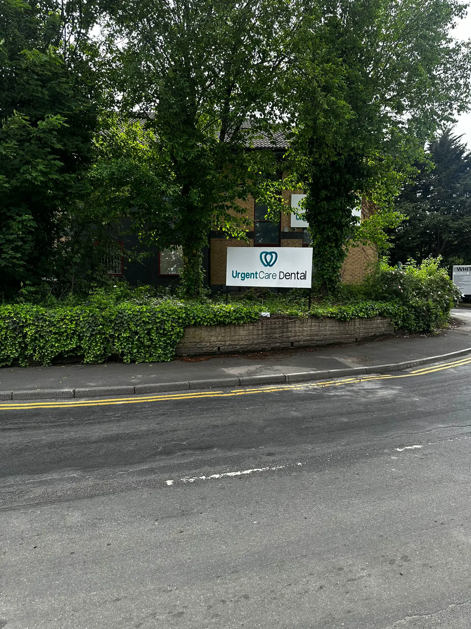 UrgentCare Dental signage outside the Leeds clinic